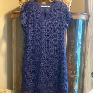 Isaac Mizrahi Navy dress size Medium